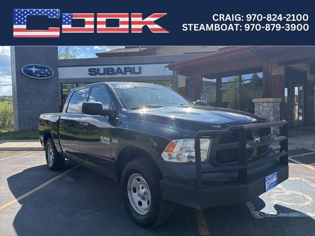 2016 RAM 1500 SSV in Black — front three-quarter view