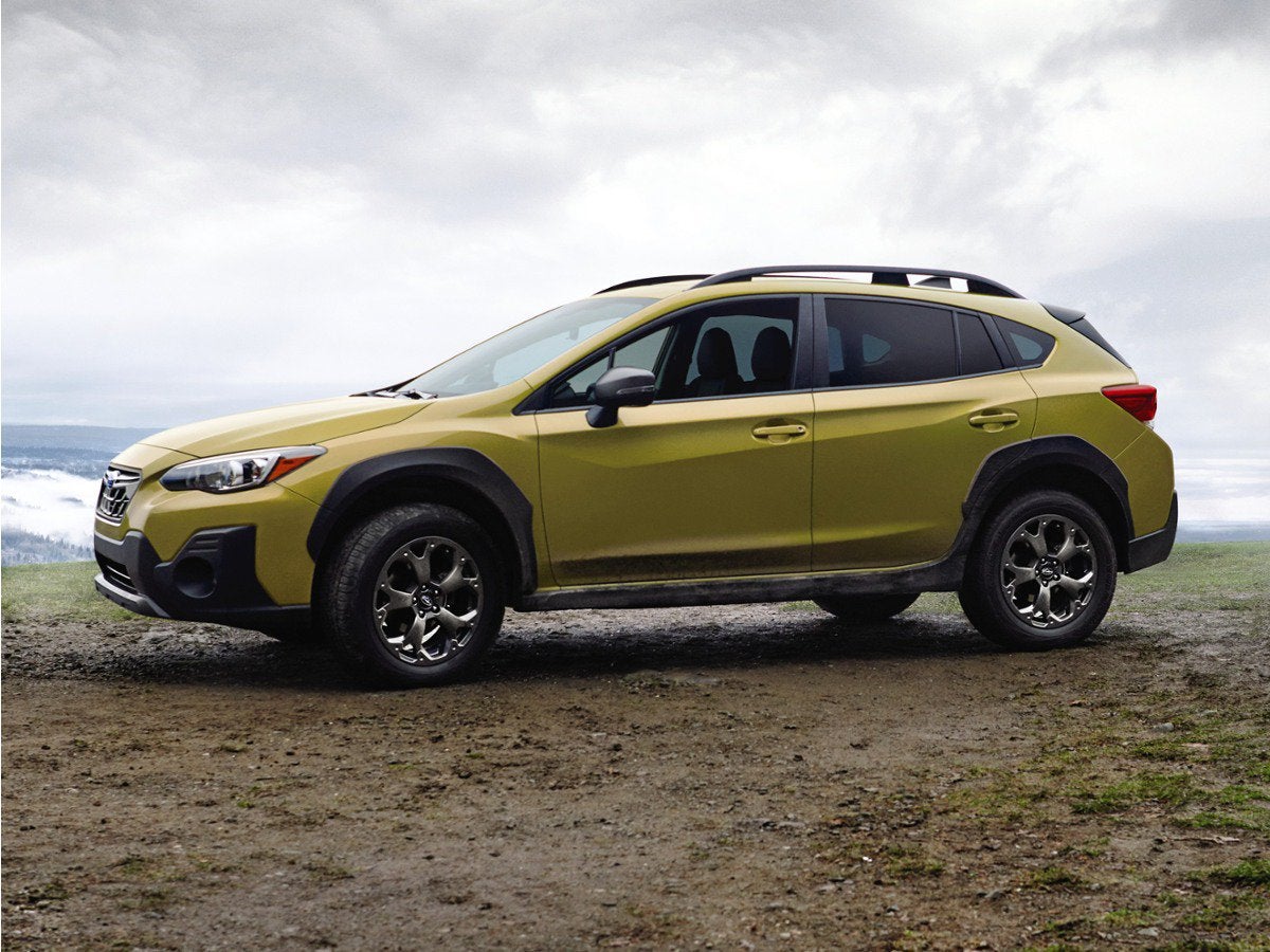 2023 Subaru Crosstrek Base in White — front three-quarter view